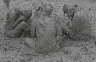 Illustration for article titled A Festival of Mud for Makeup